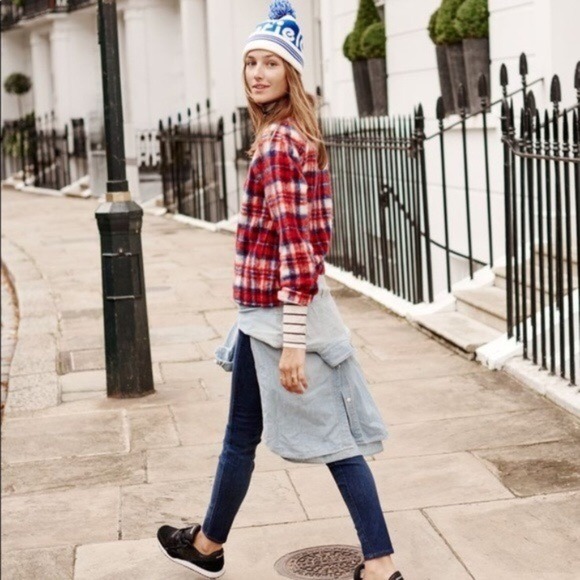 Madewell Nicolette Brushed Kilt Top
