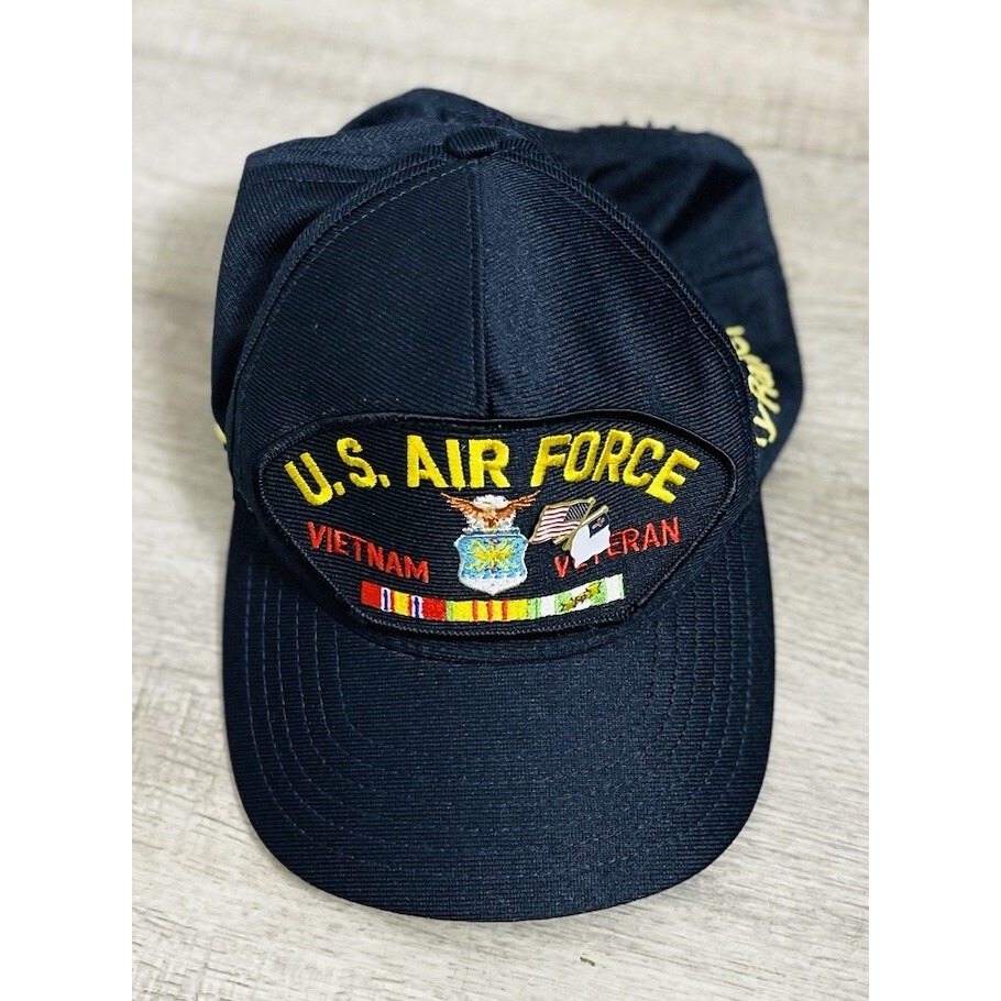 Eagle crest Made in usa U.S. Air force V.vet Sky raider 1st Sos hobo Sandy cap.