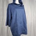 J. Jill Fit Lightweight Pullover Hoodie Sweatshirt Women's M (Blue)
