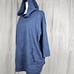 J. Jill Fit Lightweight Pullover Hoodie Sweatshirt Women's M (Blue)