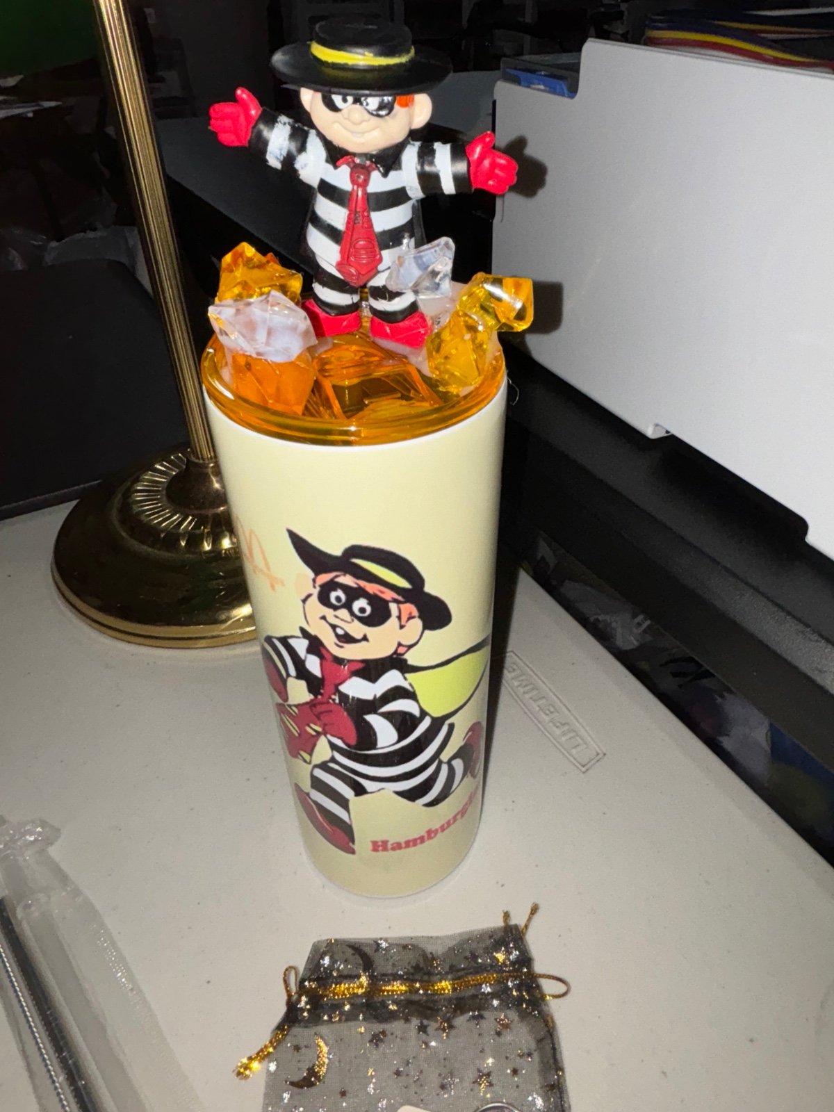 Hamburgerlar speaker tumbler & keychain