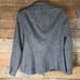 Vintage Pendleton Gray Wool 2 Piece Suit Skirt 2 Button Blazer Size 12