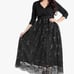 Gorgeous Black Sequin Evening Dress, size 2X