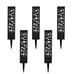 NEW Tommy Bahama Square Solar Bollard Lights 20 Lumen, 5-pack Outdoor