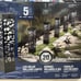 NEW Tommy Bahama Square Solar Bollard Lights 20 Lumen, 5-pack Outdoor