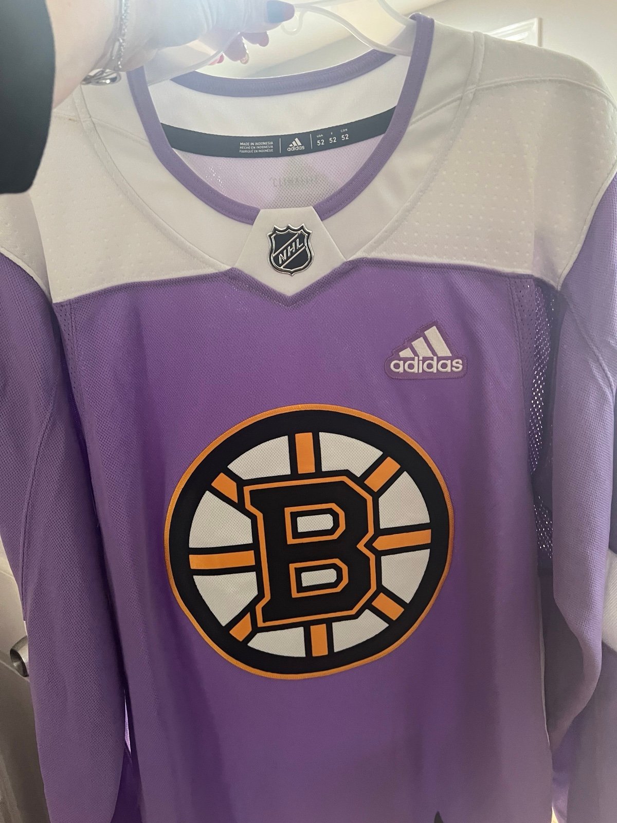 Purple Bruins jersey