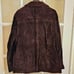 Eddie Bauer Jacket Suede Leather Chocolate Dark Brown Ranch Coat MEDIUM
