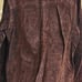Eddie Bauer Jacket Suede Leather Chocolate Dark Brown Ranch Coat MEDIUM