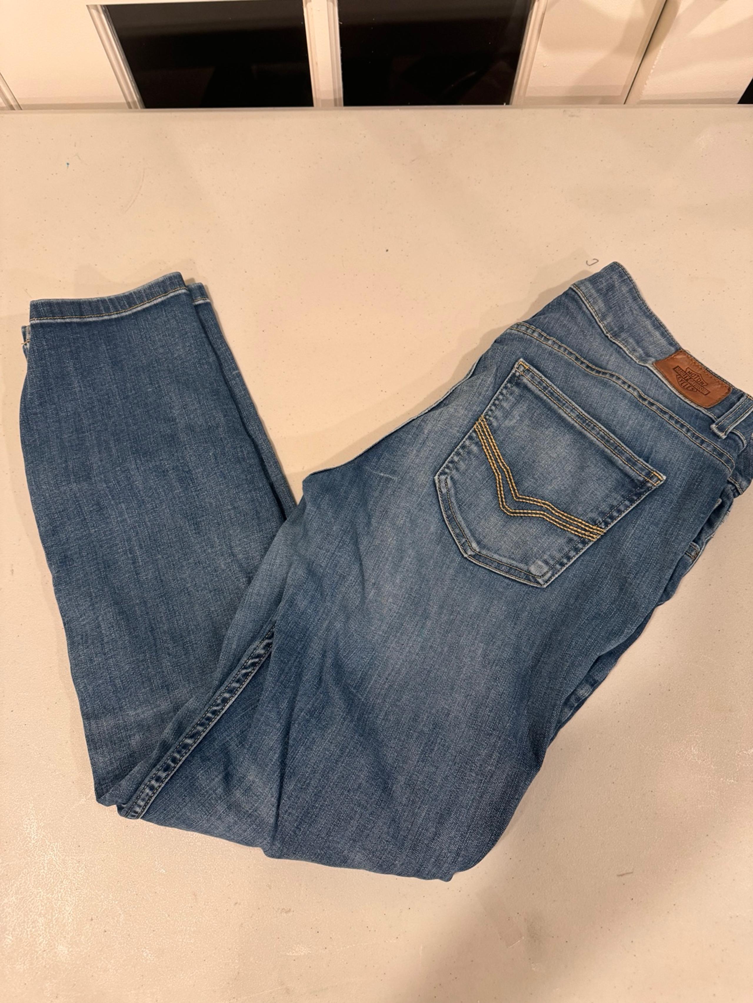 Harley Davison women’s Blue boyfriend jeans