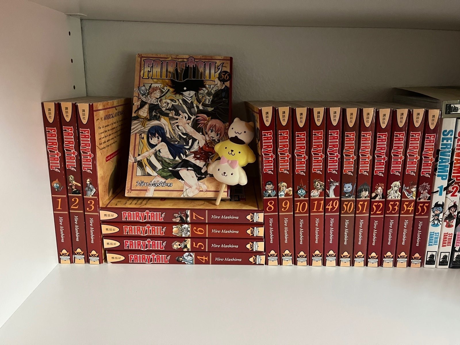 Fairy Tail manga Volumes 1-11 and 49-55