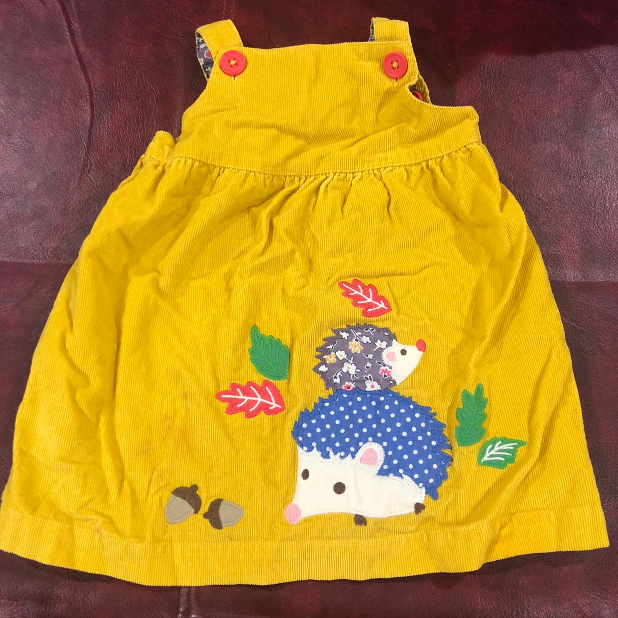 Mini Boden hedgehog Pinnie htf