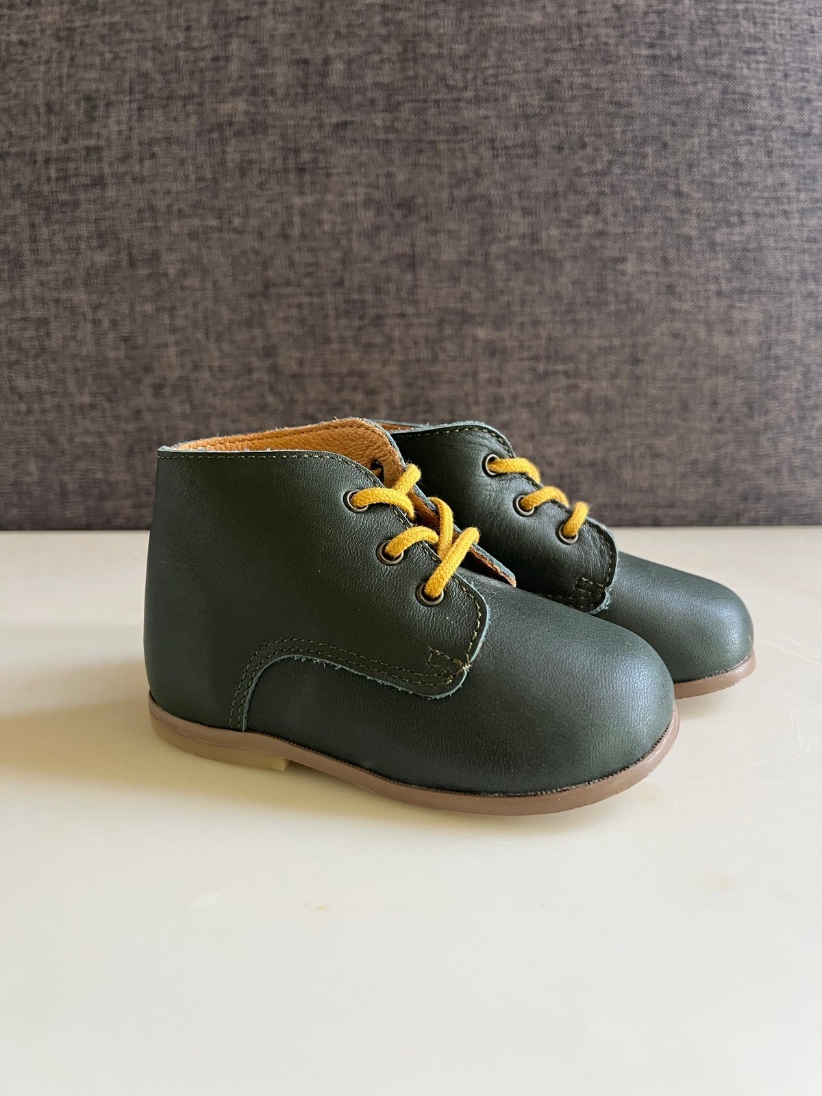 Rare Patt’Touch Desire Derby Boots in Green size 4