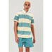 Forever 21 Green Recycled Nylon Drawstring Swim Trunks