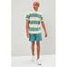 Forever 21 Green Recycled Nylon Drawstring Swim Trunks