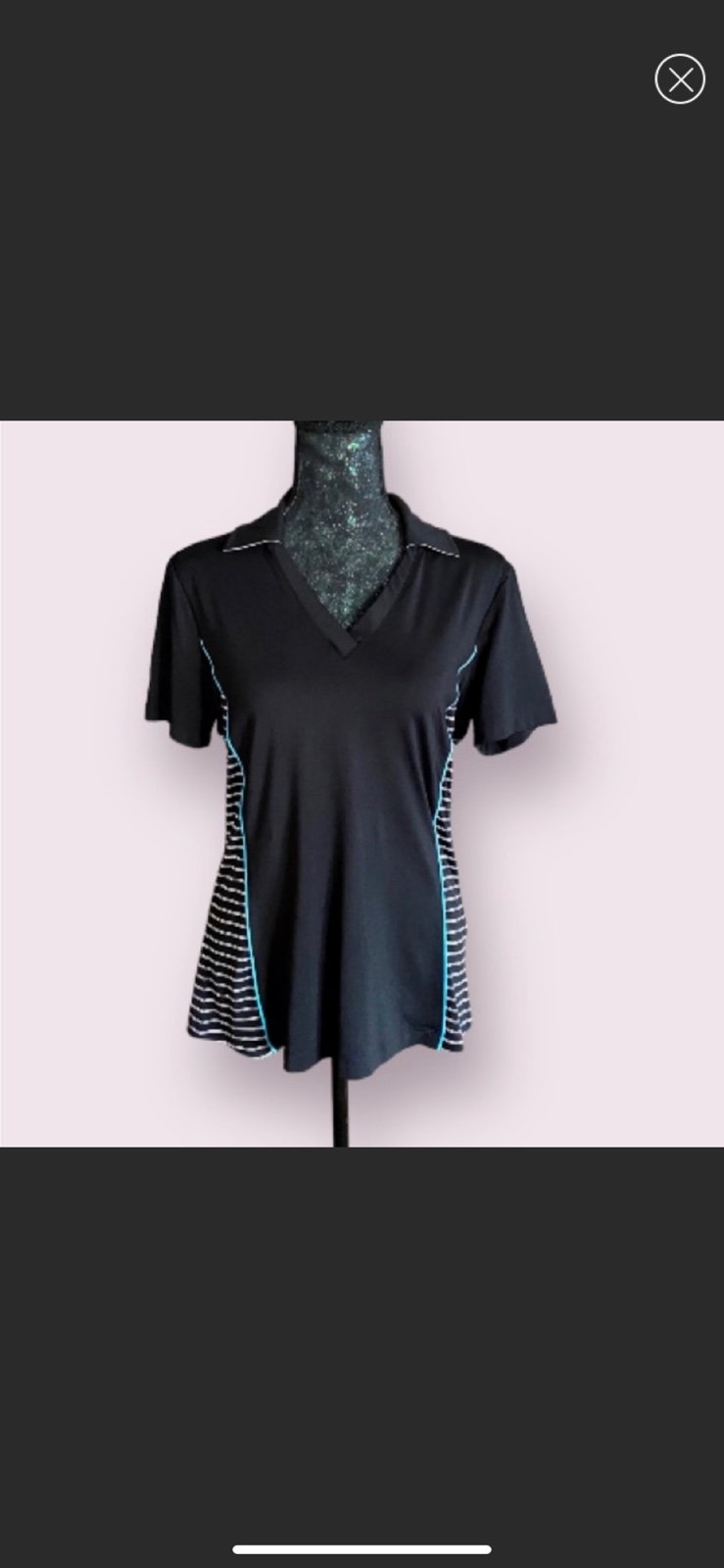 Cutter & Buck CB DryTec Short Sleeve Womens Polo in Black