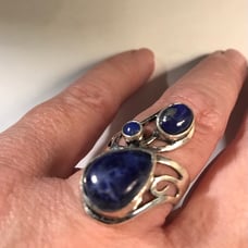 Lapis Lazuli 925 Sterling Silver Ring