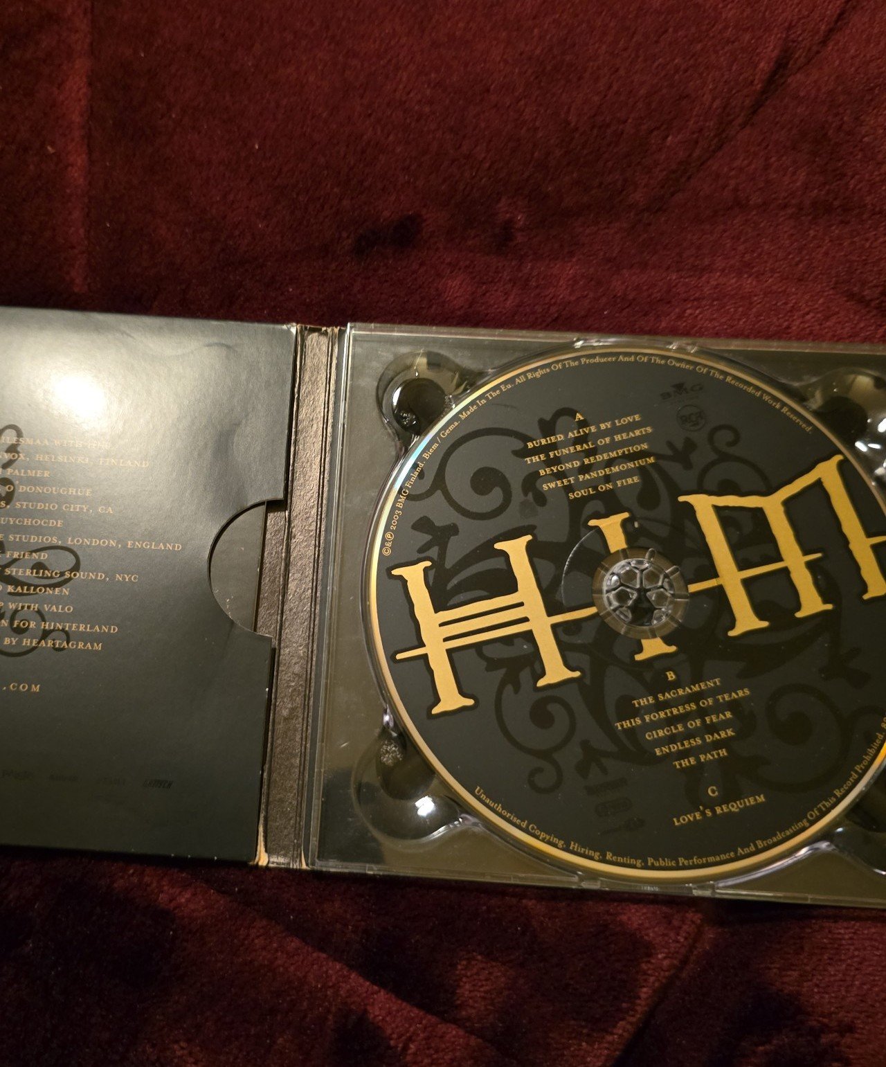 Love Metal By HIM (Finnish Digipack)