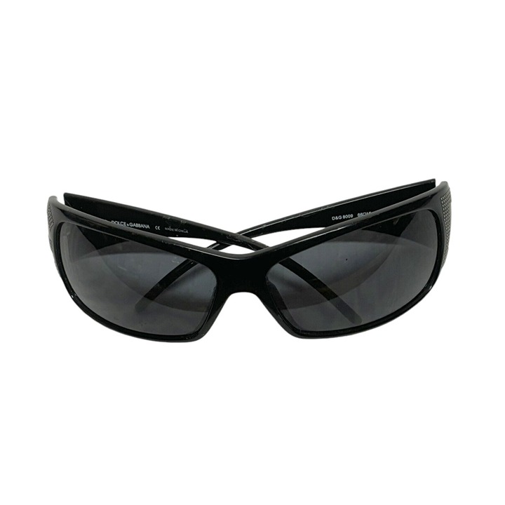 Dolce & Gabbana Black Wrap Sunglasses FRAME ONLY - D&G 8009 501/87 66-15-115