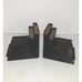 Vintage Home Interior Book Ends Hidden Compartments Hand Painted