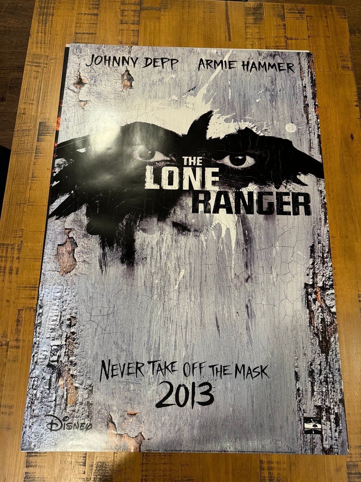 Disney The Lone Ranger movie poster