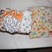 9 pocket cloth diaper lot with bamboo inserts one size adjustable snaps wet bag