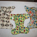 9 pocket cloth diaper lot with bamboo inserts one size adjustable snaps wet bag