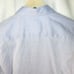 Eton Dress Shirt Blue Diamond Slim Fit Twill Button Up 100% Cotton Mens 17 43 XL