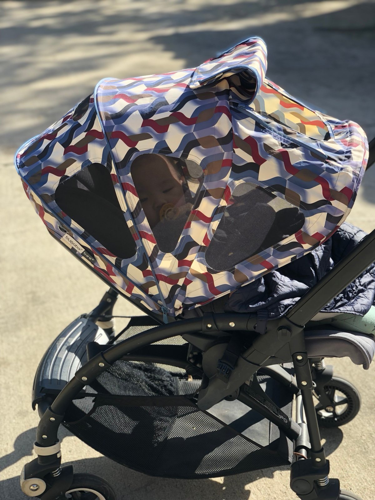 Bugaboo bee5 sun canopy wave pattern