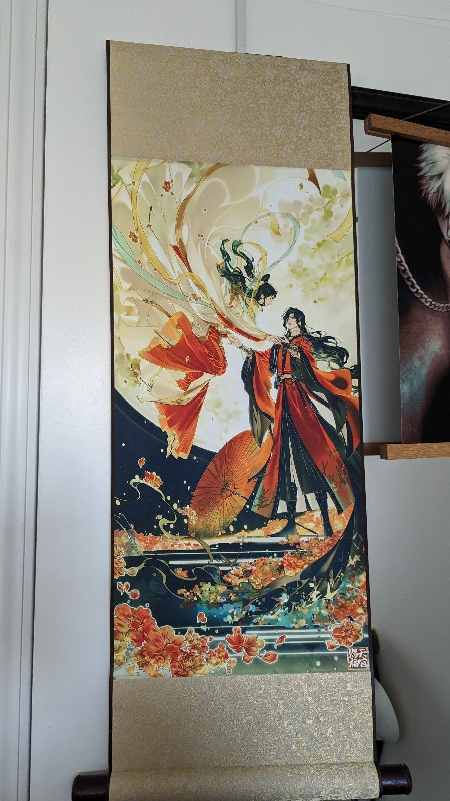 Heaven Officials Blessing Moon Dance Wall Scroll Xie Lian Hua Cheng TGCF HuaLian