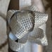 Katy Perry Collections The Stephanie Silver Gift Wrap Bow Mules Slippers Flats