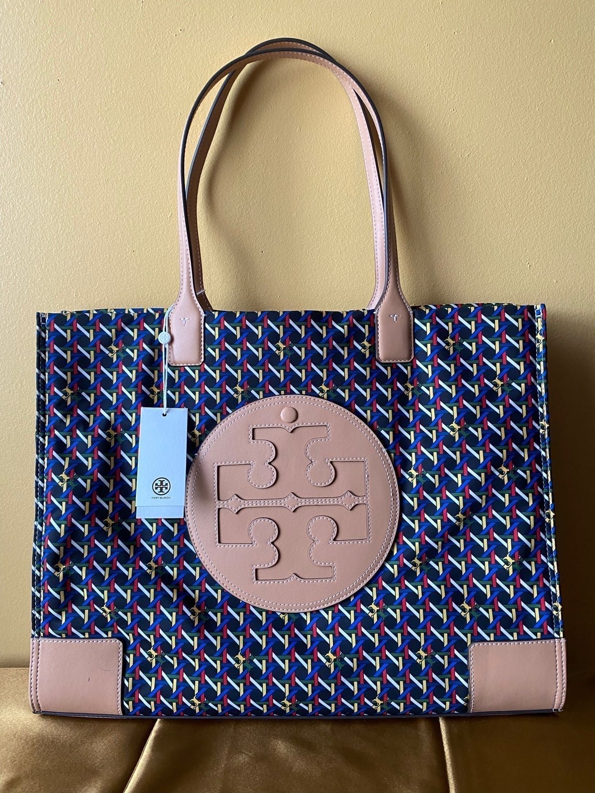 Tory Burch Ella Nylon/Leather Tote