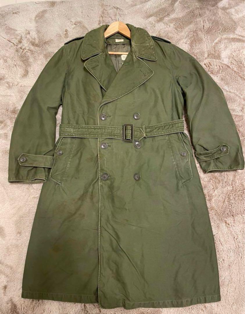 M-50 U.S. Military Trench Long Coat with Liner, Complete Condition.