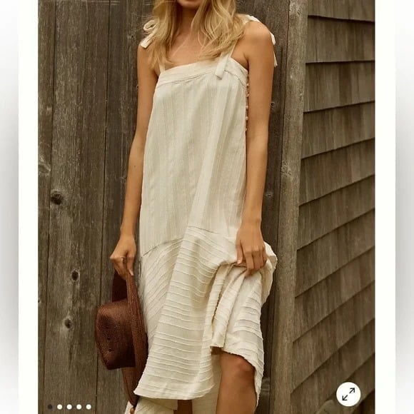 EN SAISON En Saison Square-Neck A-Line Dress Anthropologie M
