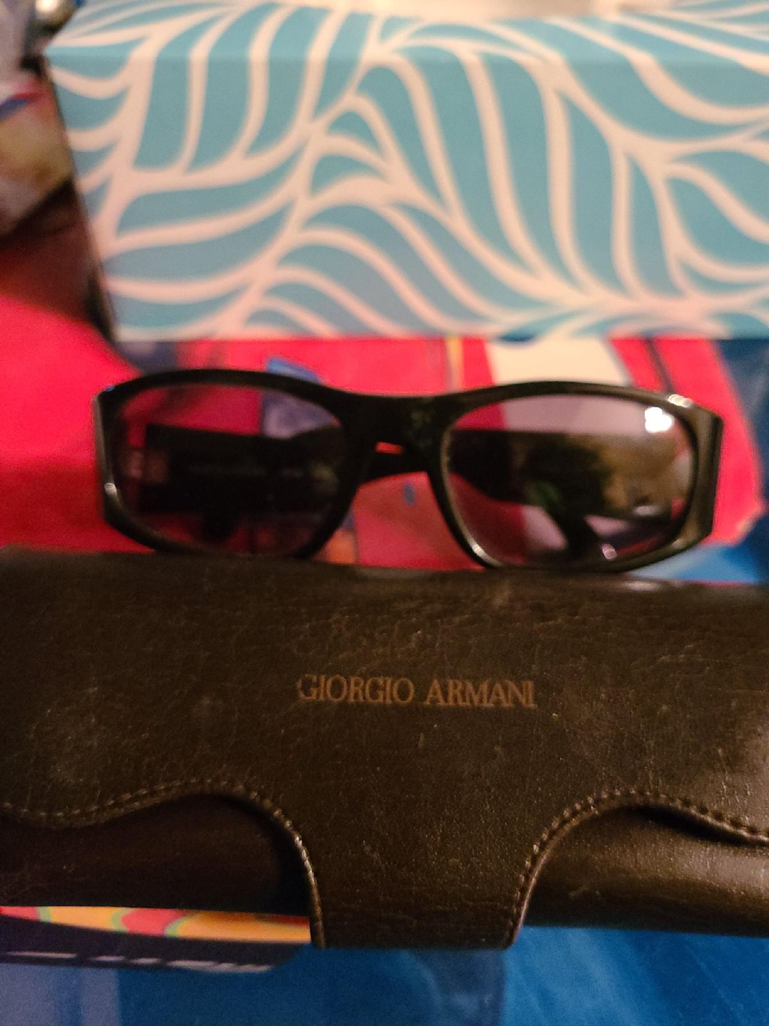Giorgio Armani black sunglasses for women