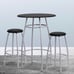 Flash Furniture Bar Height Table Set with Padded Stools