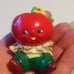 Vintage Anthropomorphic Cermaic Salt & Pepper Shakers Fruits & Veggies