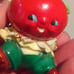 Vintage Anthropomorphic Cermaic Salt & Pepper Shakers Fruits & Veggies