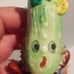 Vintage Anthropomorphic Cermaic Salt & Pepper Shakers Fruits & Veggies