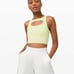 Lululemon Cut-out Neon Yellow/Green Tank Top