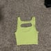 Lululemon Cut-out Neon Yellow/Green Tank Top