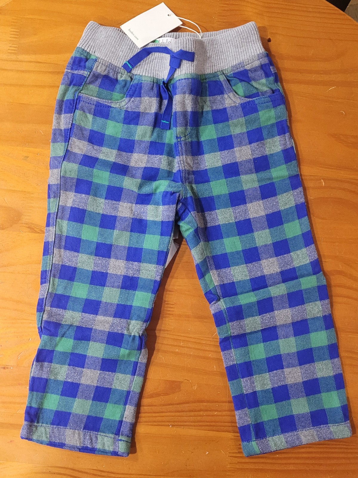 New Boden Plaid Pants - size 2-3
