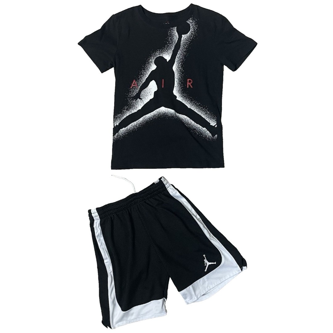 Nike Air Jordan Youth Medium (10-12yrs) Athletic Shorts & T-shirt Activewear Set