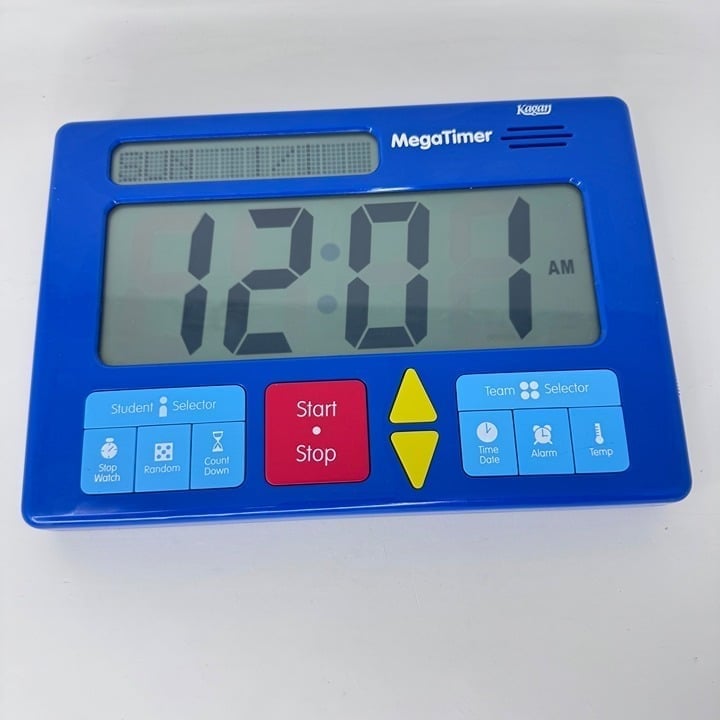 Kagan MegaTimer Clock Timer Stopwatch Countdown Alarm Random Number Generator