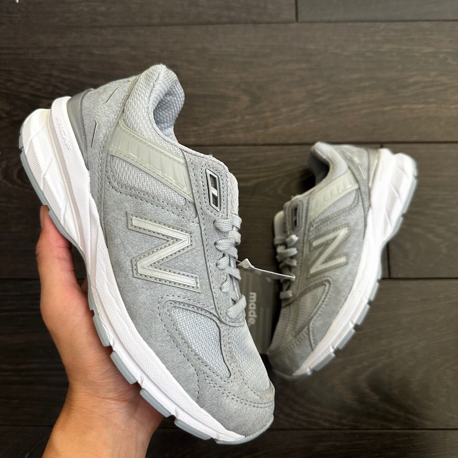 New Balance 990v5 Made In USA Vegan 'Grey' M990JS5 Men’s 4