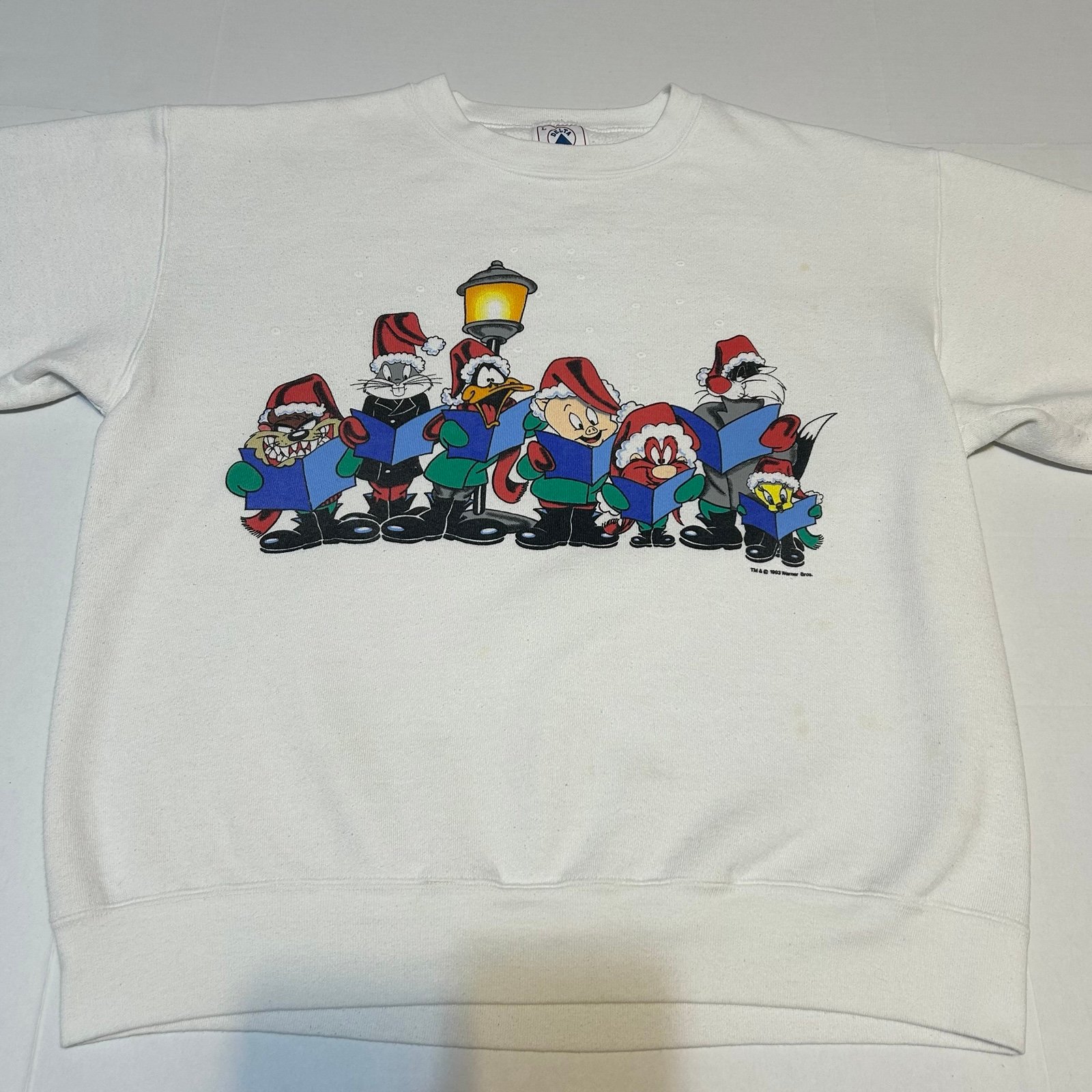 Vintage Delta Christmas Looney Tunes 1993 Shirt