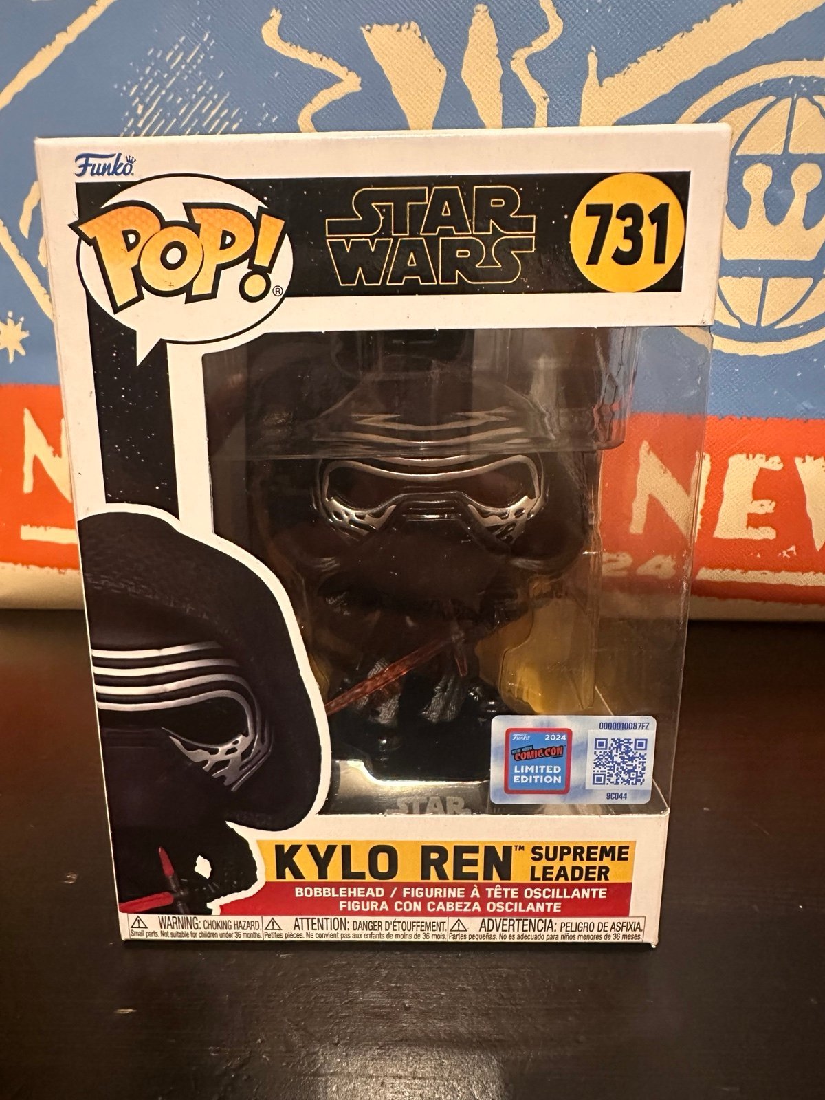 Funko POP! Star Wars: Kylo Ren Official 2024 NYCC Exclusive Con Sticker