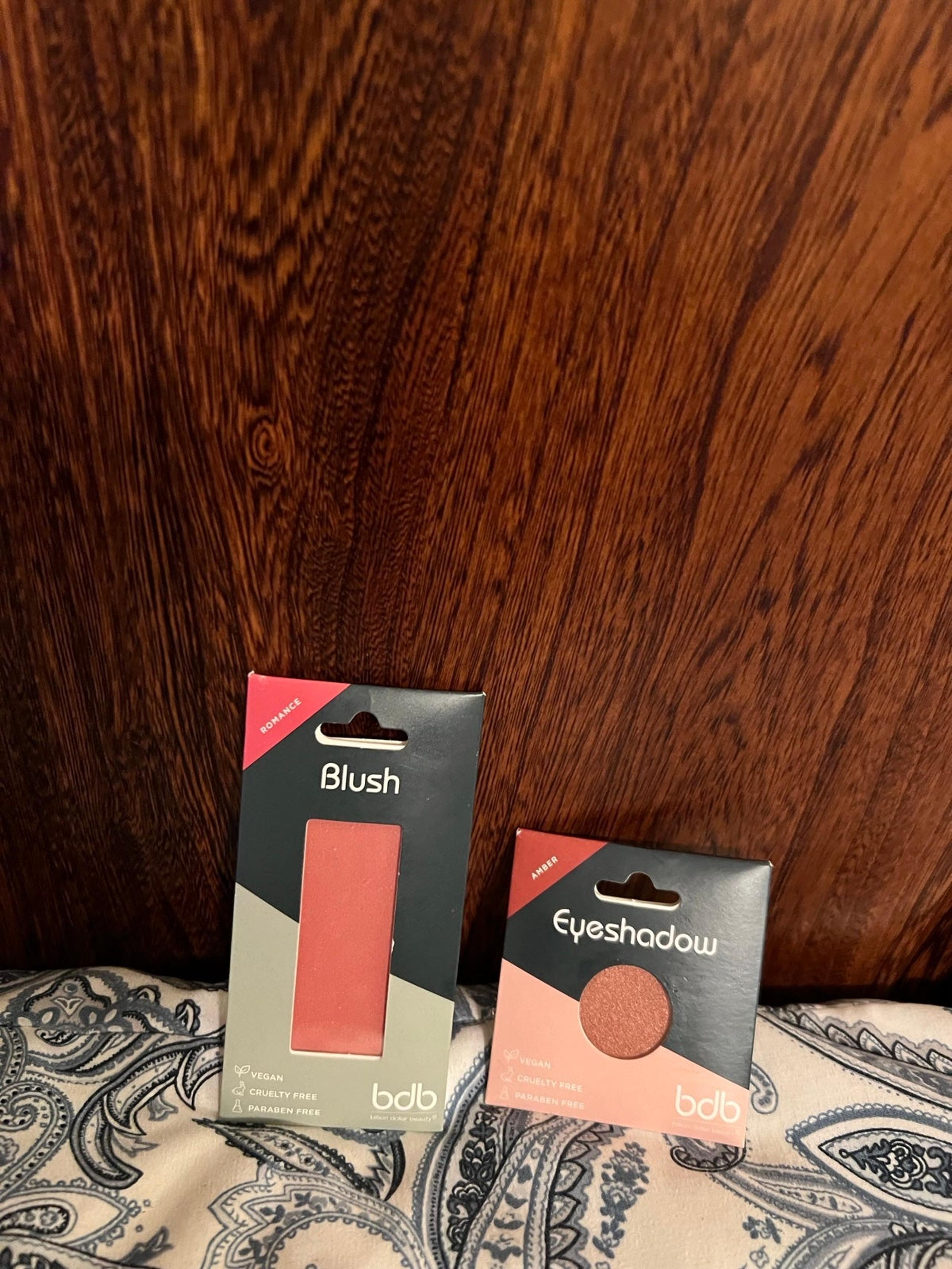 Billion Dollar Beauty Blush & Eyeshadow, new in sealed packages, vegan