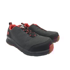 DAKOTA Men's 2410 CTCP Quad Comfort Anti Slip Low Cut Safety Shoe Black Red 9.5M