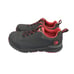 DAKOTA Men's 2410 CTCP Quad Comfort Anti Slip Low Cut Safety Shoe Black Red 9.5M