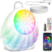 10W RGB Music Sync Remote APP Controlled Dimmable Underwater Lights